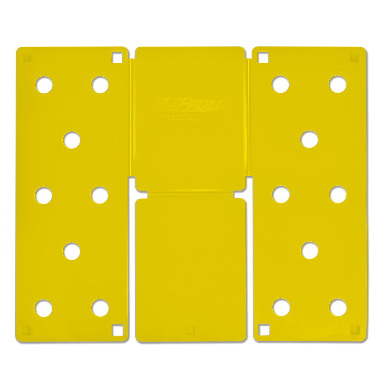 FlipFold Laundry Folding Board Tool - Adult Yellow